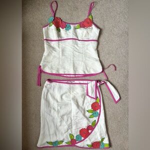 Vintage Nanette Lepore skirt and top | Size 8